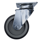 Solid rubber wheels