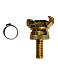 Suction and high-pressure coupling for connecting hose